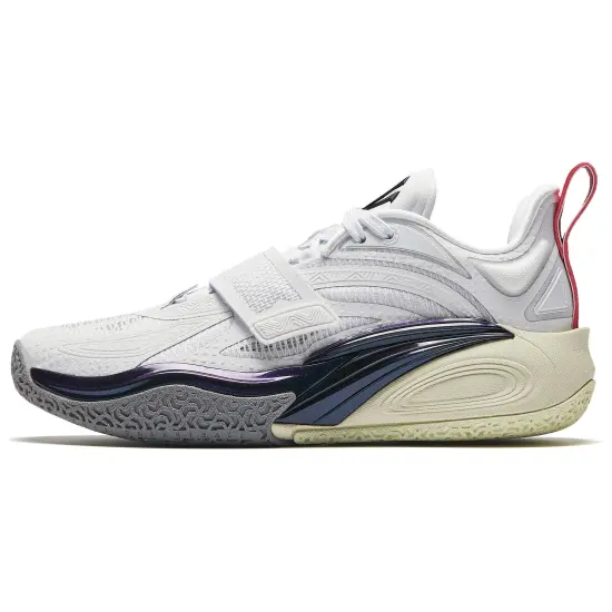 ANTA KAI 1 Basketball Shoes Unisex Low-Top Anta White/Classic Red