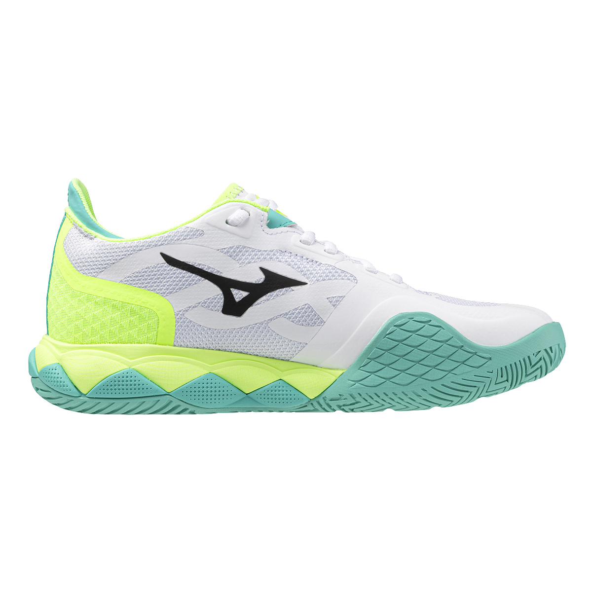 Mizuno Wave Enforce Tour Cushioning, Wear Resistant Low top Tennis Shoes Unisex White