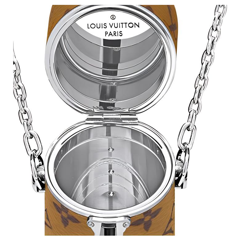 Женская сумка Louis Vuitton LOUIS VUITTON (серебристый/коричневый) — фото 2