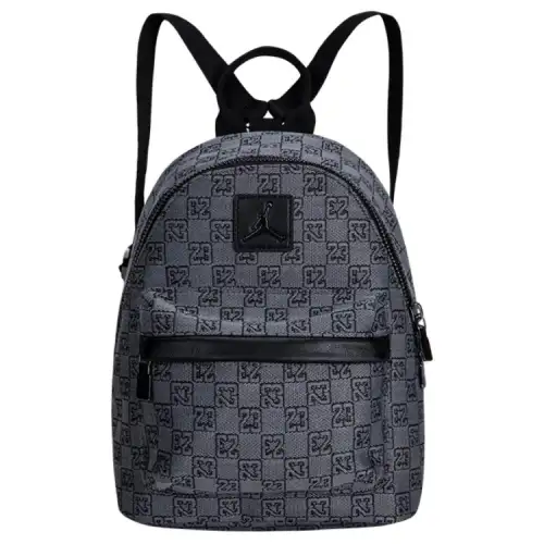 Jordan Polyester With Cotton Backpack Mini Unisex Dark Smoke Gray