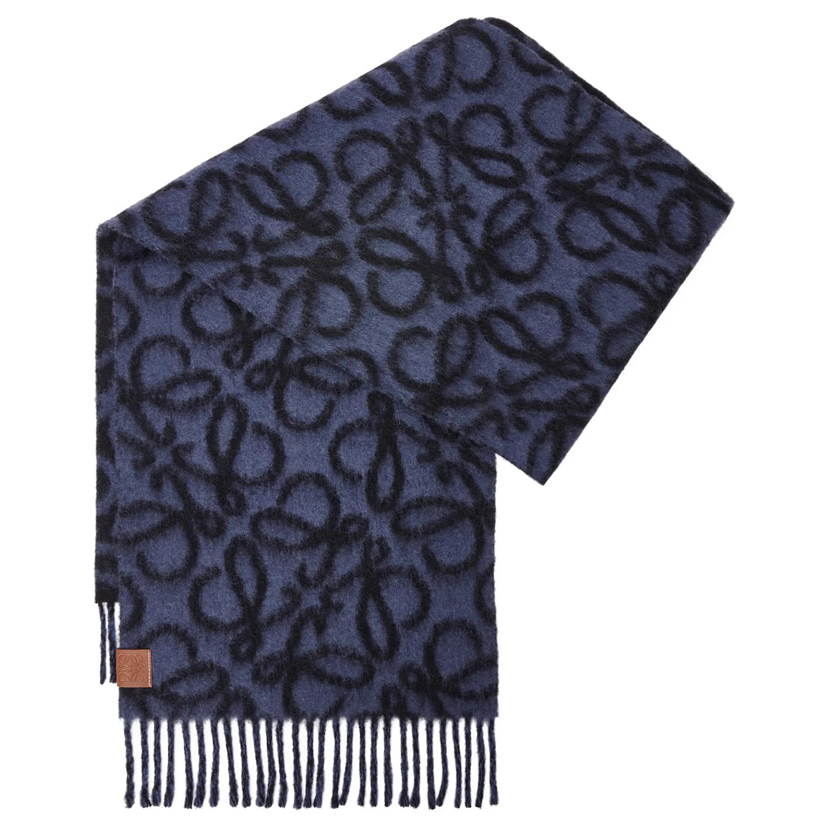 Женский шарф LOEWE (синий)