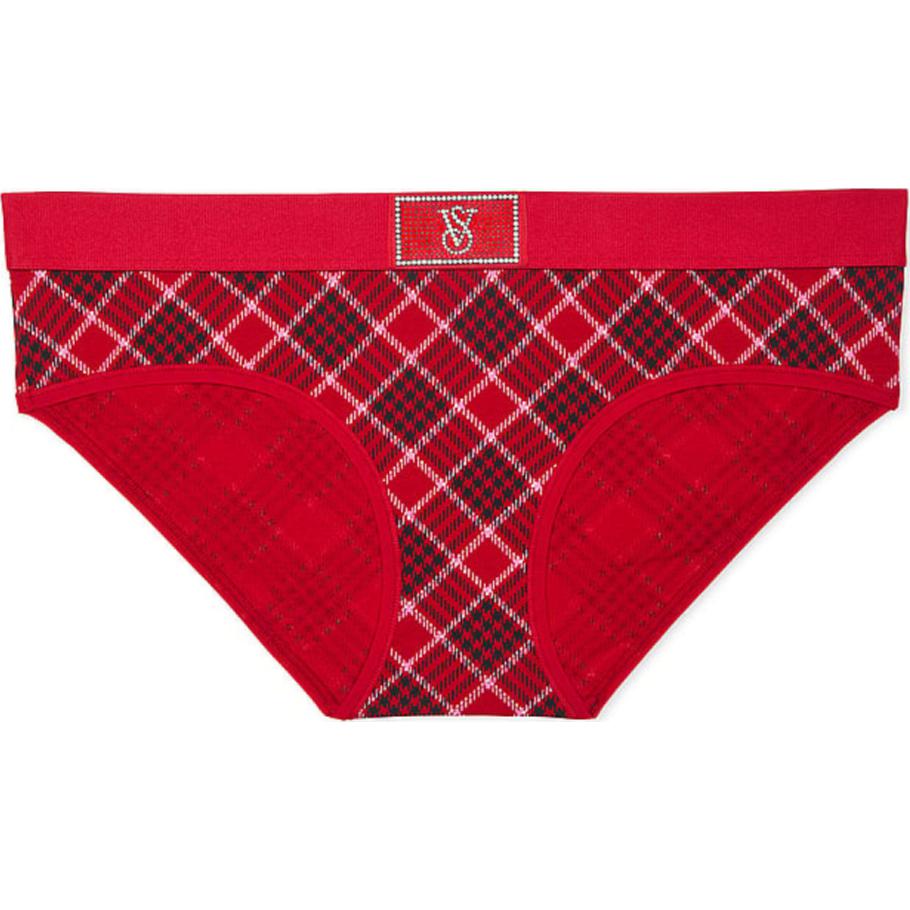 Женские трусы Victoria's Secret 24 (красные в клетку)