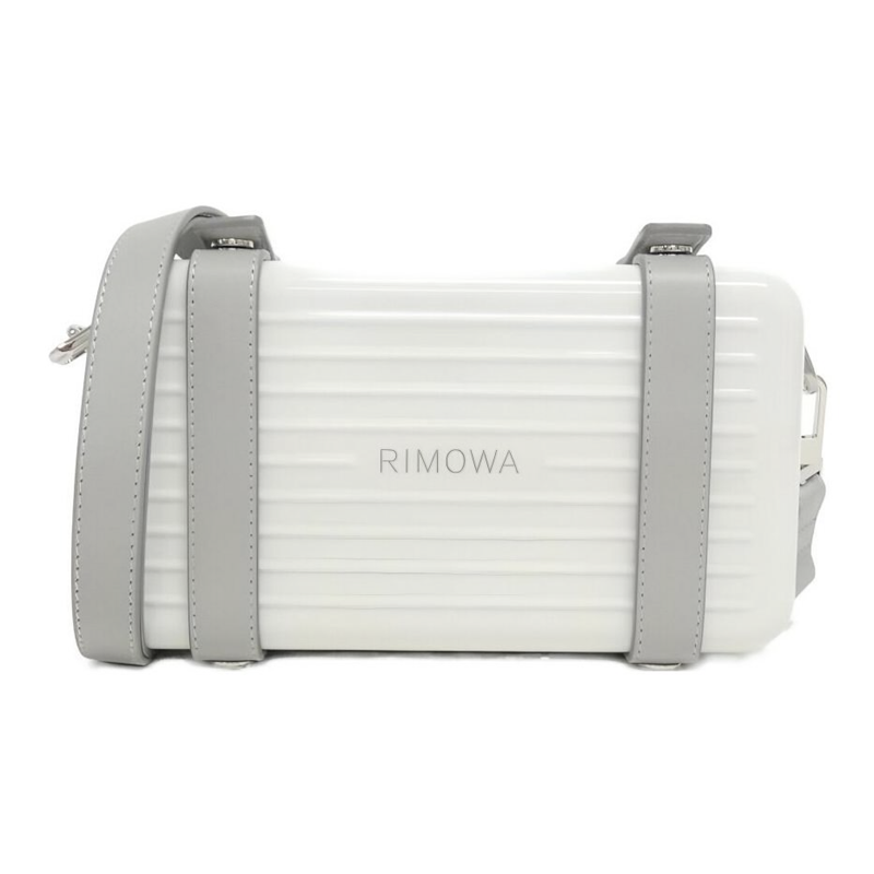 【未使用　RIMOWA ホワイト ミニポーチ】 Original - Aluminium Cross-Body Bag 19 in silver - High-End