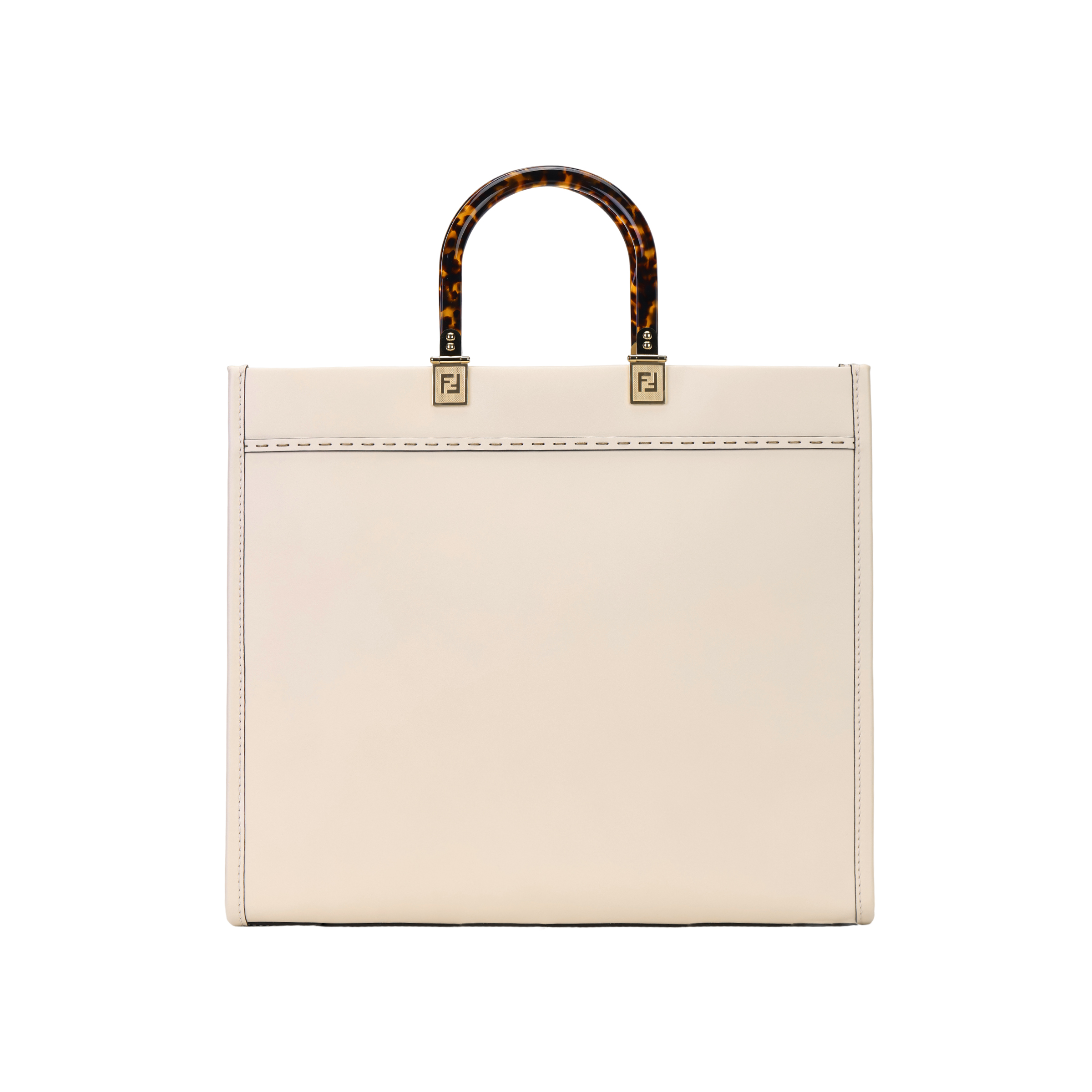 Женская сумка Fendi Sunshine (белая) — фото 6