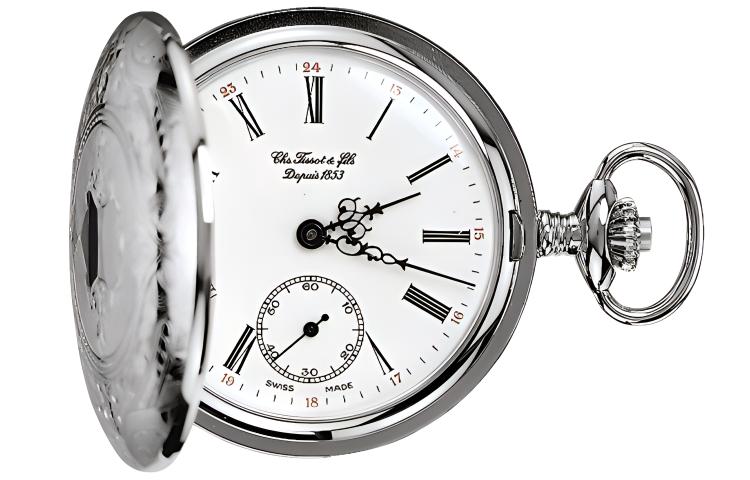 Карманные часы TISSOT T83.6.401.13 (белые)