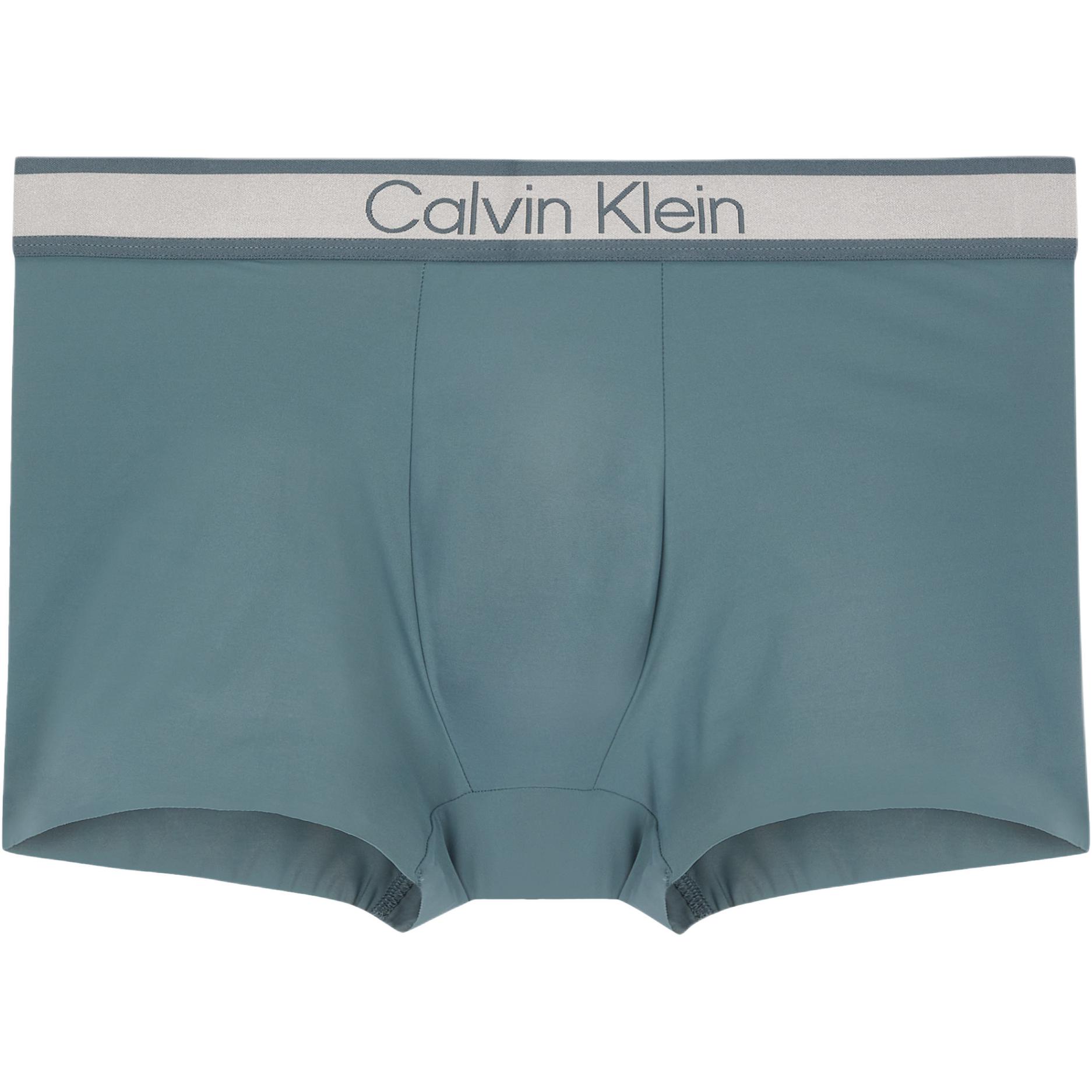 Мужские трусы CALVIN KLEIN logo 1 (зеленые)