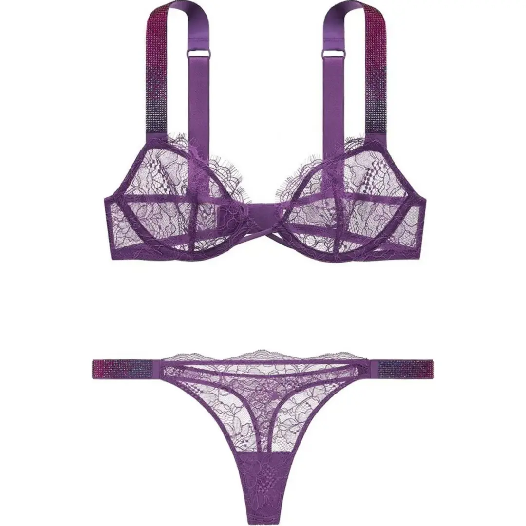 Victoria's Secret Underwear Set Women's Dark Purple