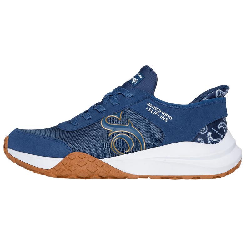 Snoop Dogg x Skechers Slip Ins Abrasion Resistant Low top Running Shoes Men's Marine Blue