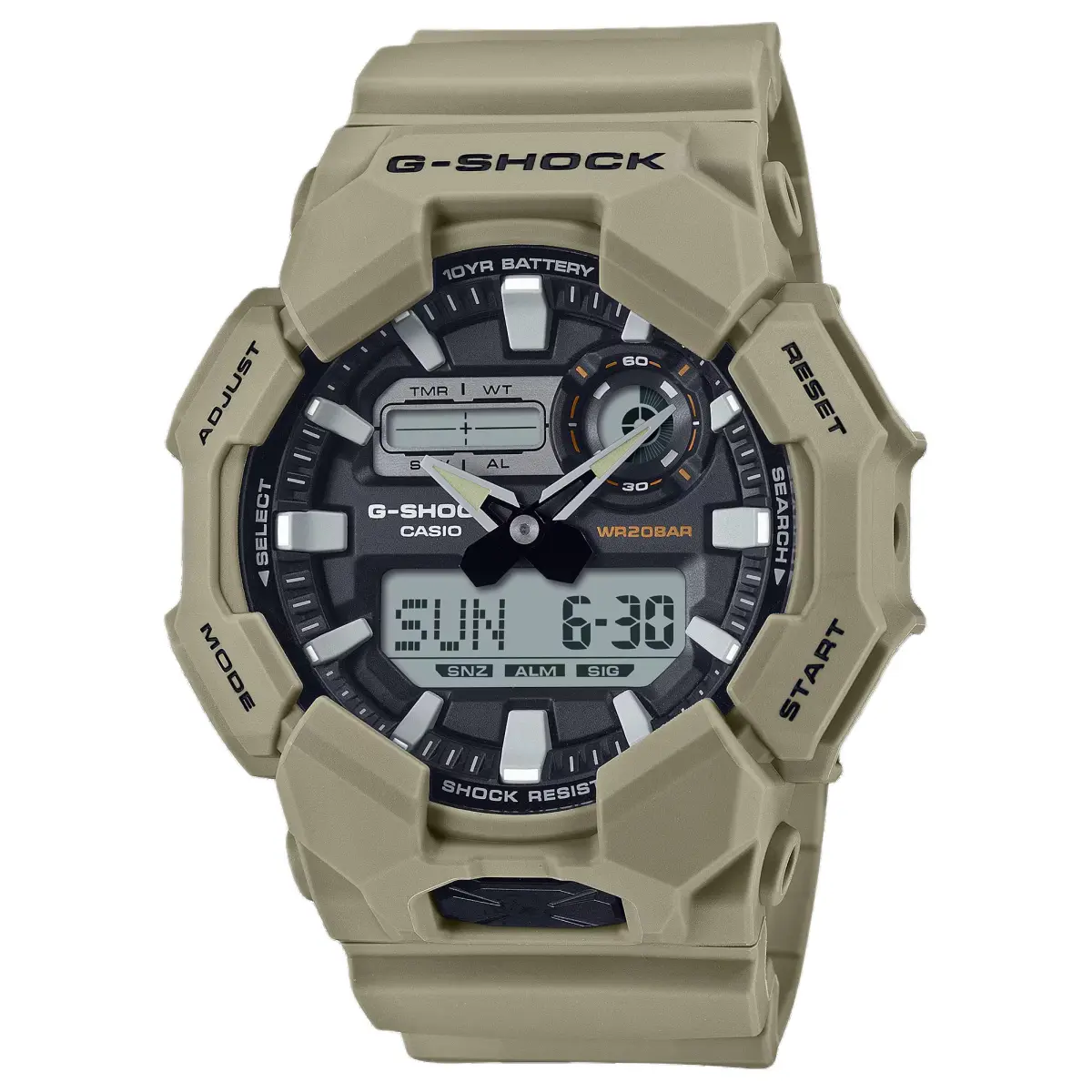 CASIO Men Gray Watch GA-010-5AJF