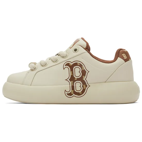 MLB Chunky Classic 24SS Cushioning Wear Resistant Low Top Skateboard Shoes Unisex Khaki Brown