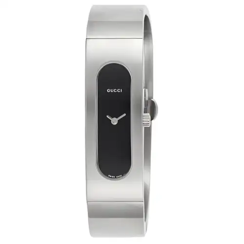 GUCCI Wrist Watch Quartz Movement Stainless Steel Strap 40mm Black Dial Women's Watch Water Resistant For Everyday Use