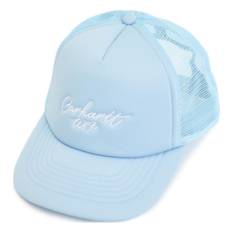 Мужская кепка Carhartt WIP Logo (синяя)
