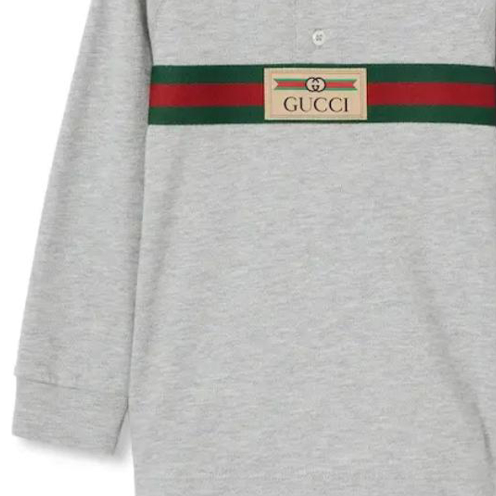 Унисекс поло Gucci T SS24 Polo (серое) — фото 5