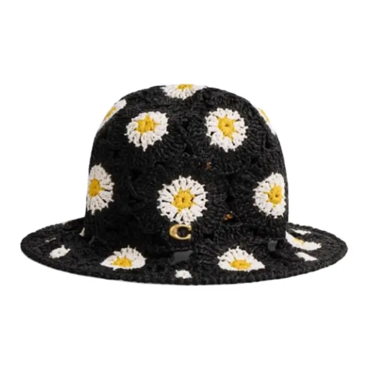 COACH Polyester Bucket Hats Women's Black