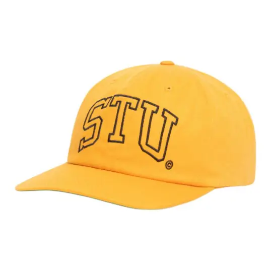 Stussy Cotton Baseball Caps Unisex Yellow/Black