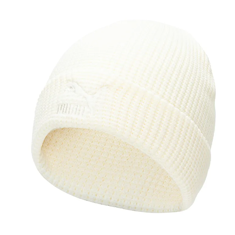 PUMA Acrylic, Polypropylene Beanies Unisex Ecru