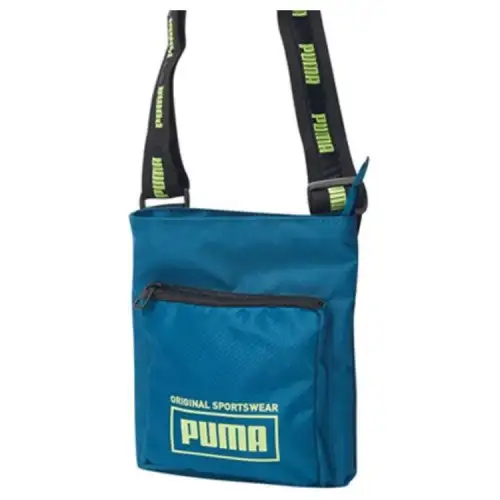 PUMA Fabric Shoulder Bag Regular Unisex Blue/Green