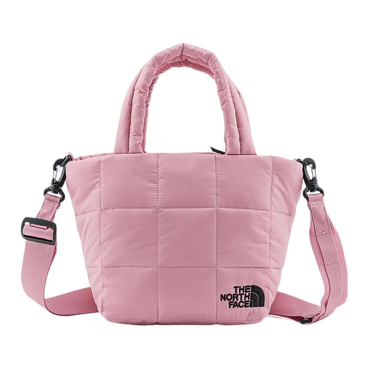 THE NORTH FACE Nuptse 5L Compact And Portable Tote Bag, Shopping Bag, Handbag, Outdoor Bag Zip Closure