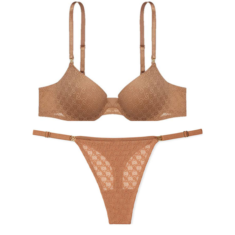 Женский комплект нижнего белья Victoria's Secret (коричневый)