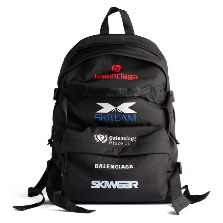 Balenciaga Polyamide Backpack Men's Black