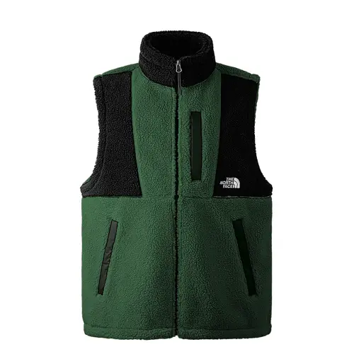 THE NORTH FACE Vest Men's Green, Shopping Bag Included