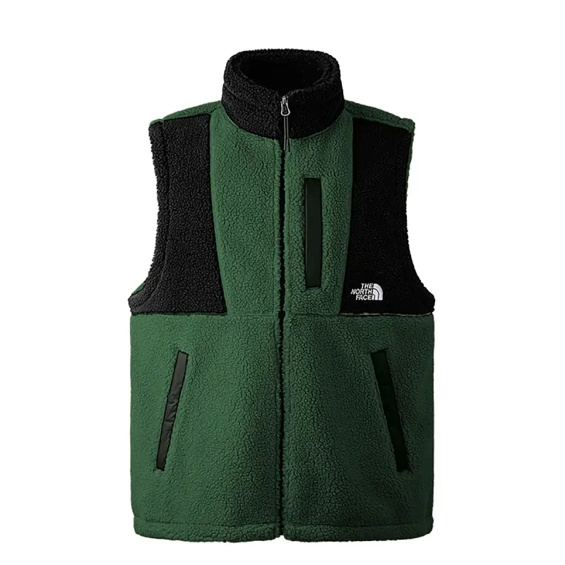 THE NORTH FACE Vest Men's Green, Shopping Bag Included