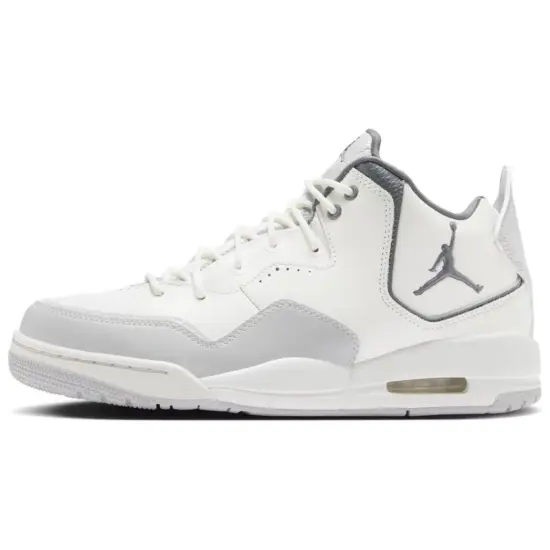 JORDAN Courtside 23 Vintage Basketball Shoes Men Mid-Top Gray White