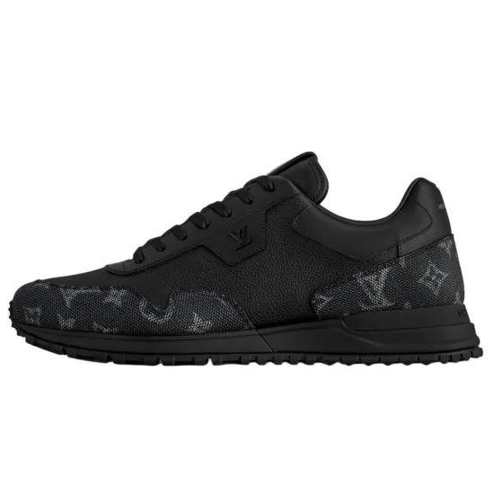 LOUIS VUITTON Run Away Casual Shoes Men Low-Top Black