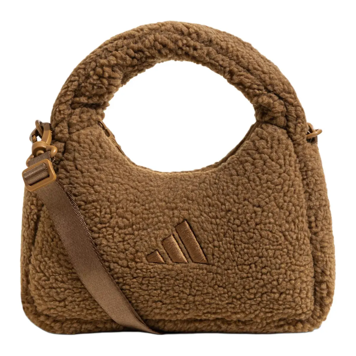 Adidas Recycled Polyester Cloud Bag Crossbody Bag Handbags Regular Women's Desert Brown