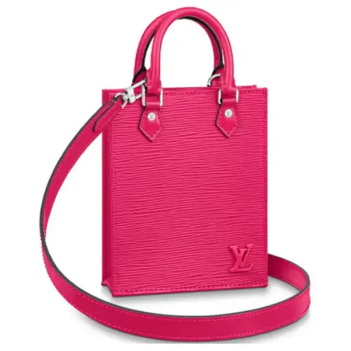 LOUIS VUITTON Petit Sac Plat Water Ripple Leather
