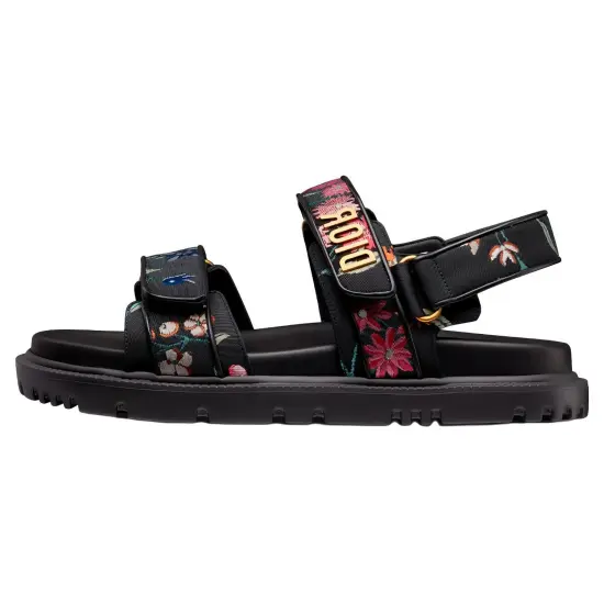 DIORact Sandal Black Multicolor Women's