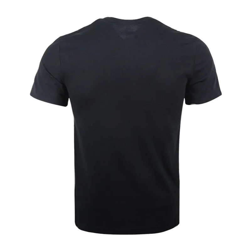 Converse T-Shirts Men's Black Crew Neck Moderate Straight Fit