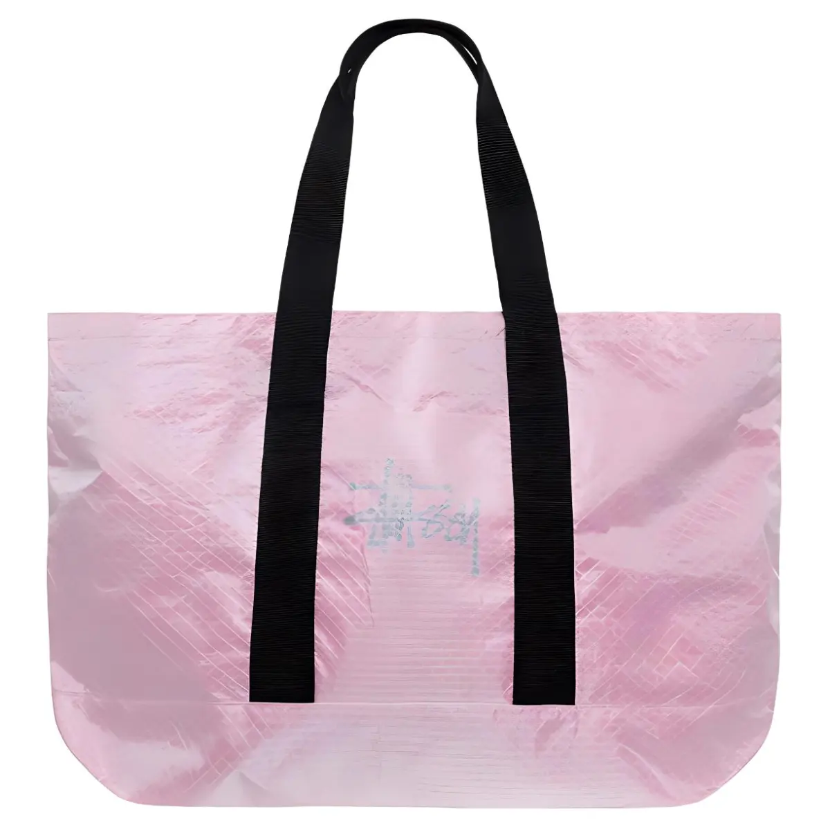 Stussy Recycled Nautical Fabric With Nylon One Shoulder Handbag Extra Large Women's Bright Pink