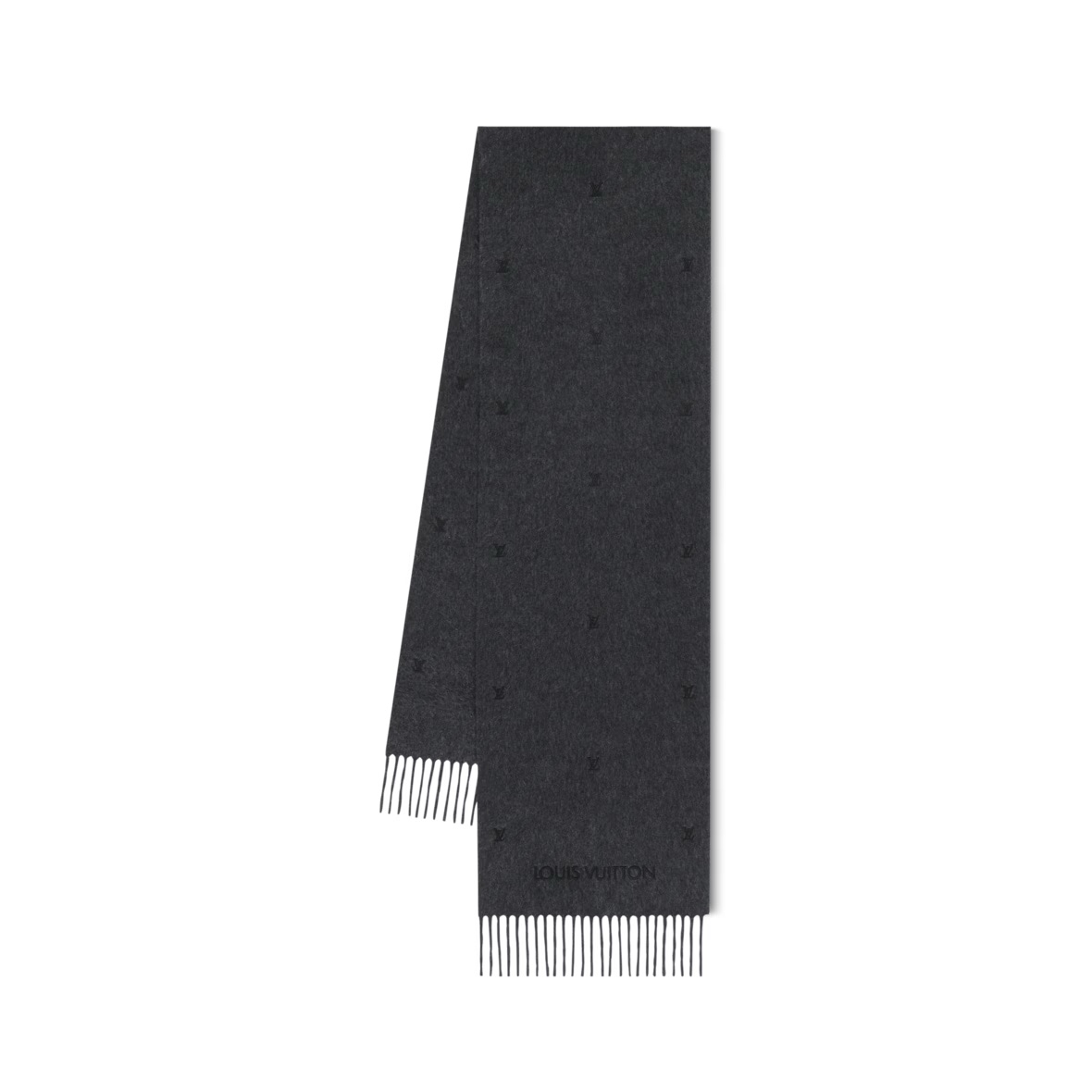 Шарф Louis Vuitton Blason Cashmere Scarf (черный)