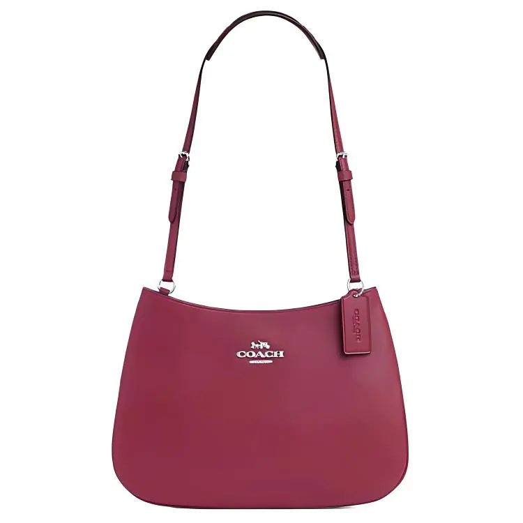 COACH Penelope Cow Leather Shoulder Bag Large Women's Bright Violet