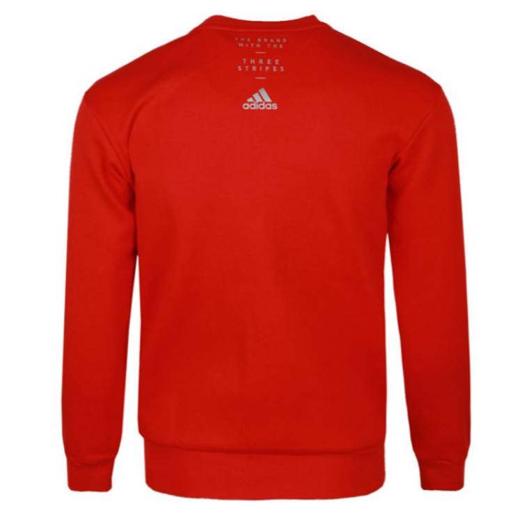 Мужское худи adidas (красное) — фото 2