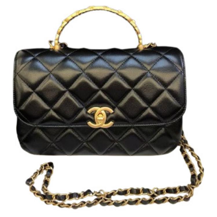 Женская сумка Chanel CHANEL (черная)