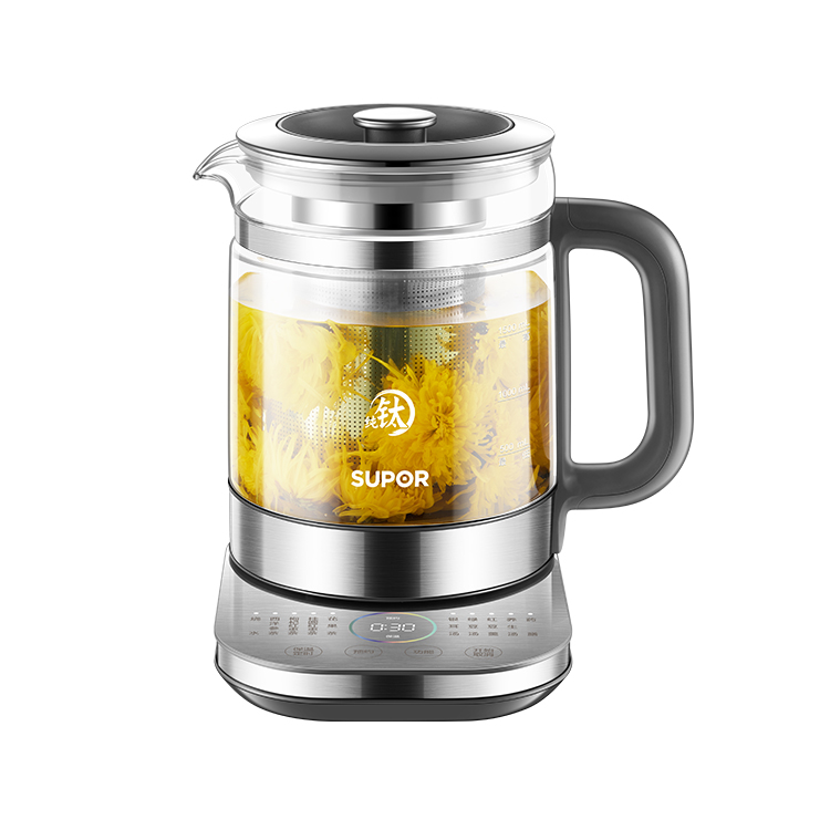 SUPOR SW-15Y26 health kettle, tea kettle, thickened glass, multi-function kettle, electric tea kettle, electric kettle, flower tea kettle