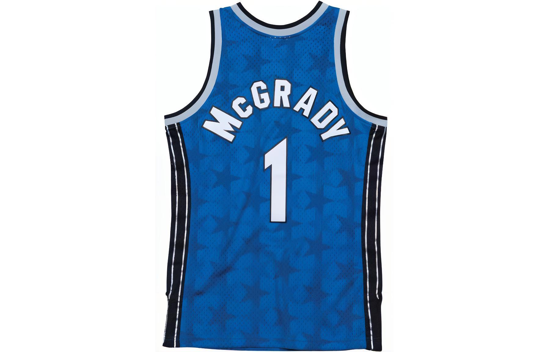 Mitchell Ness Basketball Jersey Unisex Blue
