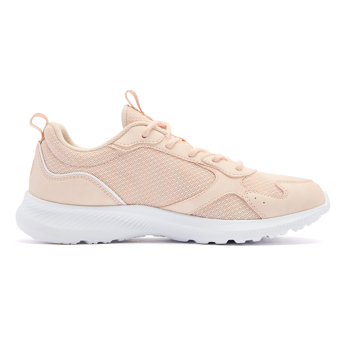 QIAODAN Slip Resistant Abrasion Resistant Low top Casual Running Shoes Women’s Pink White