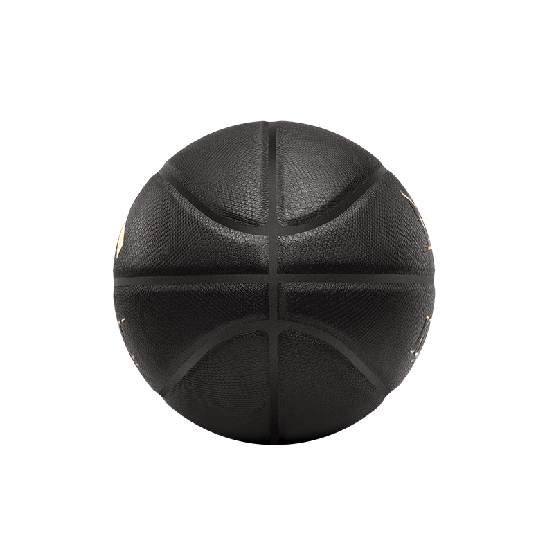 Anta Pu Basketball Black Gold Size 7 Ball Street Training Competition Unisex China Mainland Version