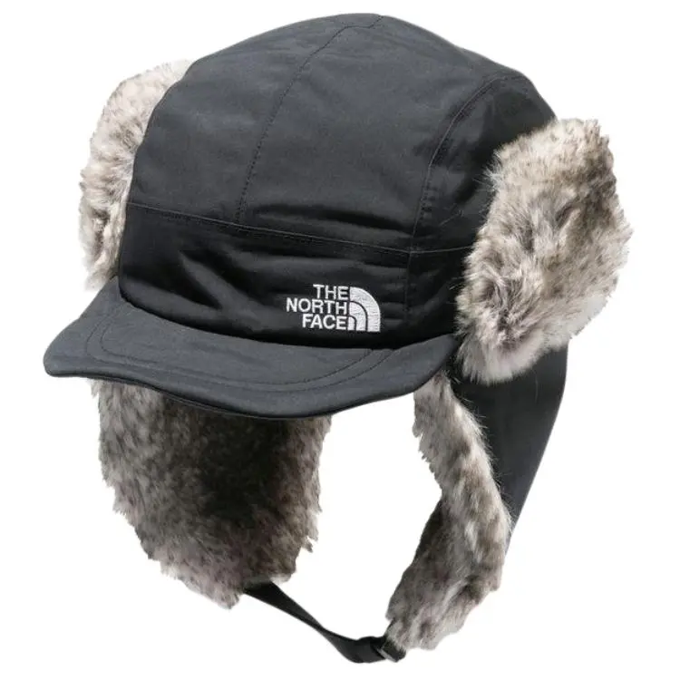 THE NORTH FACE Wool Polyester Trapper Hats Unisex Black