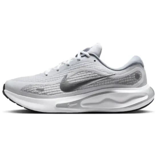 Nike Journey Run White Black Ashen Slate Metallic Silver