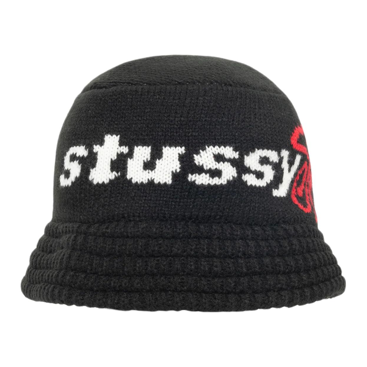 Панама Stussy Bucket Hat (черная)