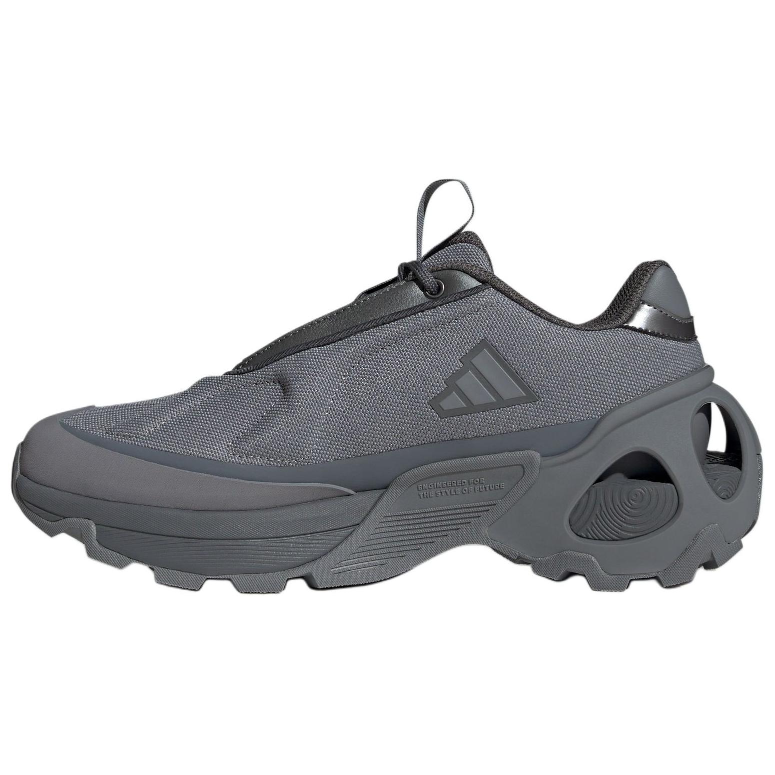 Adidas Wonder Runner Slip Resistant Abrasion Resistant Low top Running Shoes Unisex Dark Gray