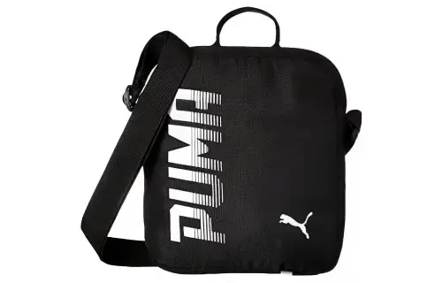 PUMA Fabric Shoulder Bag, Crossbody Bag Regular Unisex Black