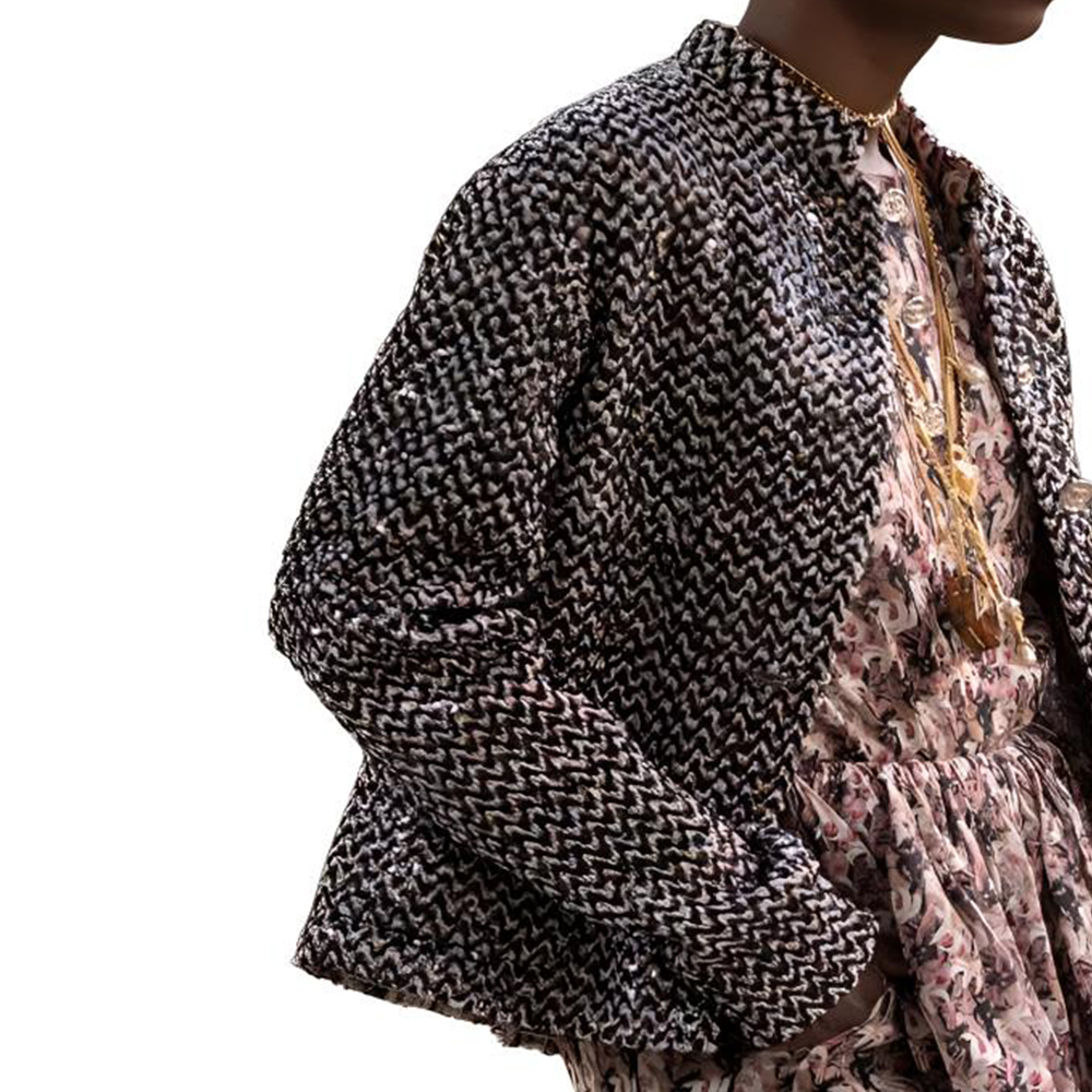Женская куртка Chanel 23 (черная) — фото 2