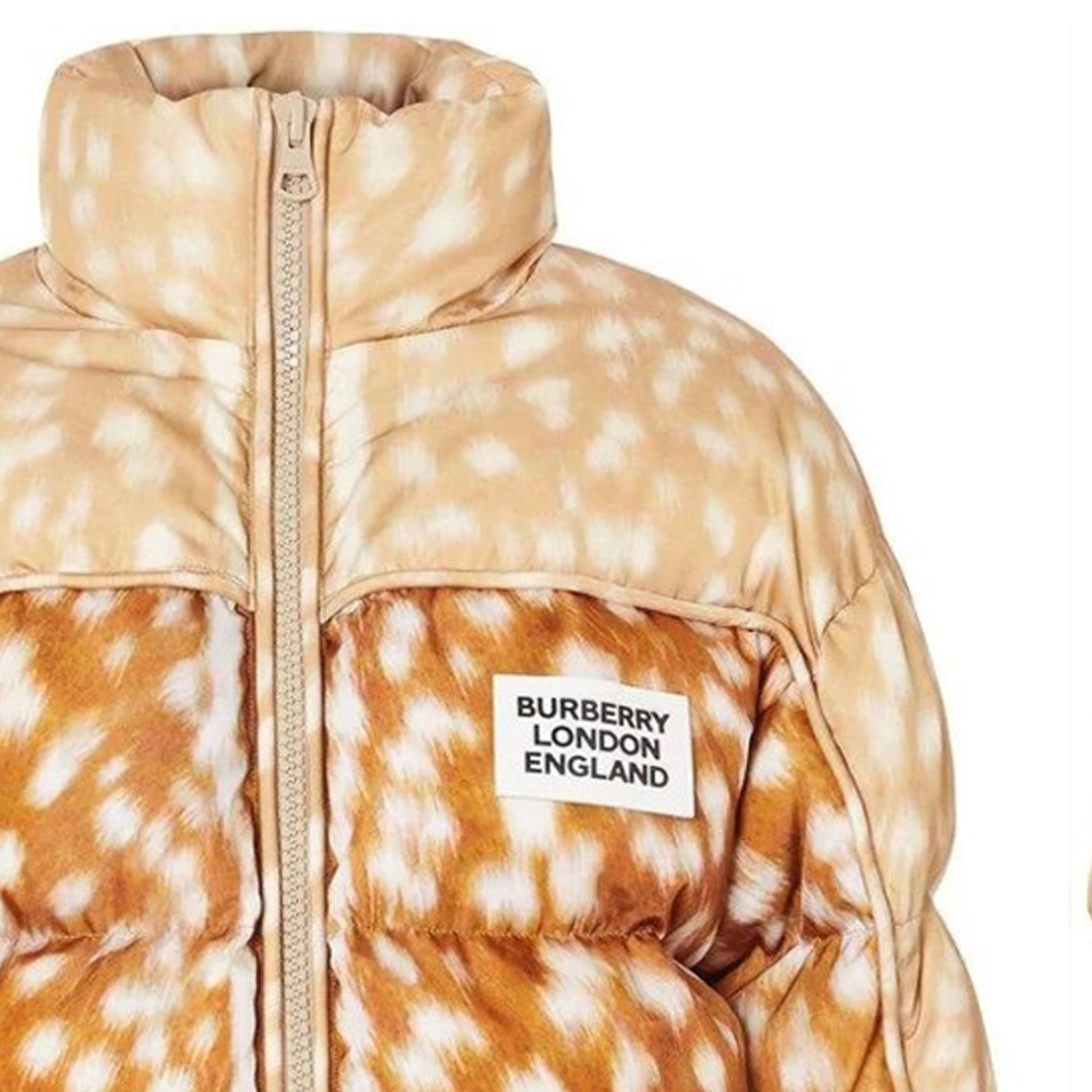 Женская куртка Burberry Barwick (коричневая) — фото 4