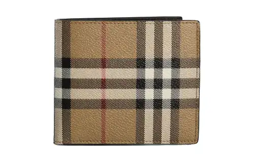 Burberry Vintage PU Wallet Men's Brown