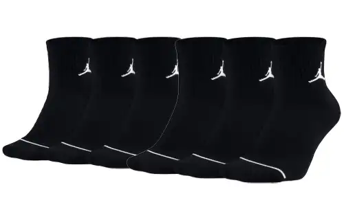Jordan Breathable basketball black set for training for men and women, with your logo imprint, mid-length